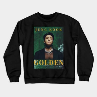 bts jung kook golden Crewneck Sweatshirt